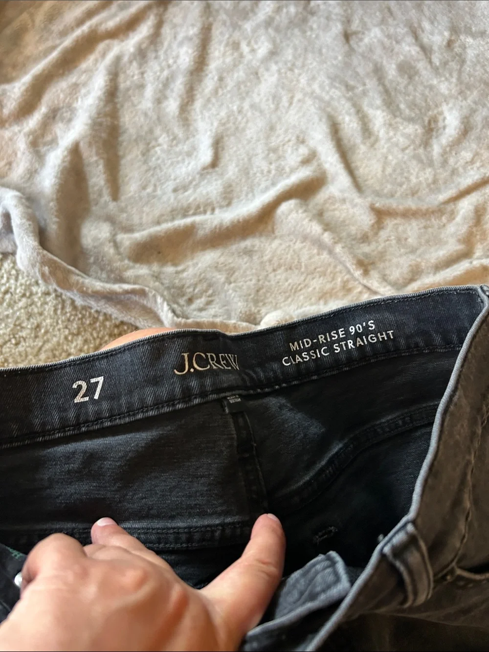 J crew mid-rise 90s classic straight jean